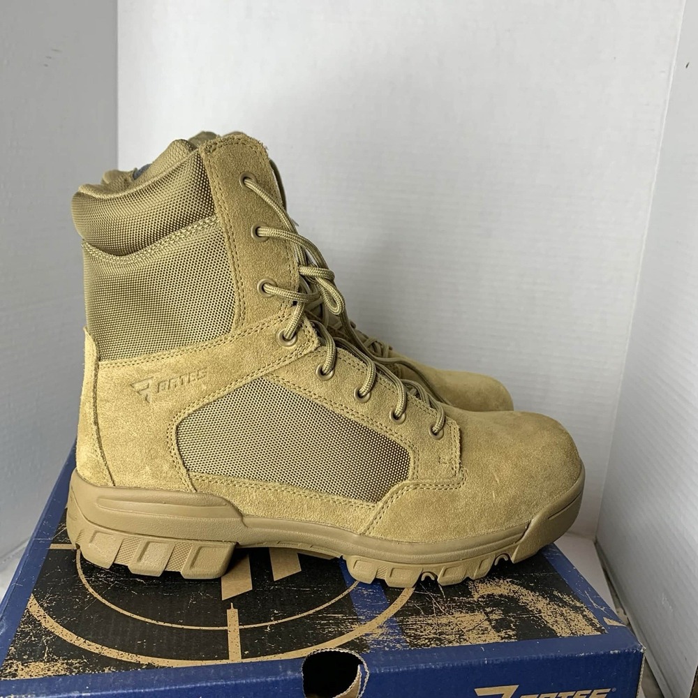Bates E24802 Men's Tac Sport 8" Zip-up Tactical Boot, Coyote Size 9 NIB